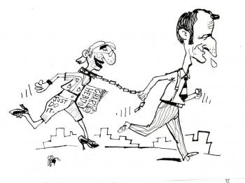 کاریکاتور | مجموعه کاریکاتور از رئیس جمهور فرانسه